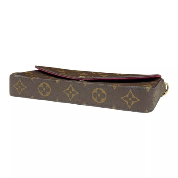 LOUIS VUITTON Shoulder Bag M81896 Monogram canvas Chain Pochette Felice used - Picture 5 of 10